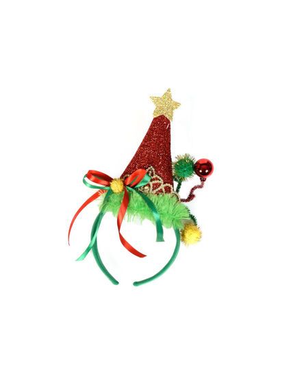 Picture of Χριστουγεννιάτικη Στέκα με Στέμα 30εκ. Κόκκινο