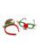 Εικόνα της Χριστουγεννάτικη Στέκα με Γυαλιά 23εκ Πράσινο
