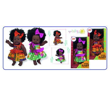 Picture of Κούκλα Αφρικάνα 30εκ. Πορτοκαλί