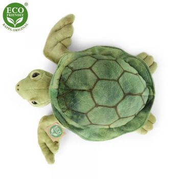 Picture of Rappa Λούτρινο Eco-Friendly Πράσινη Χελώνα 20εκ.