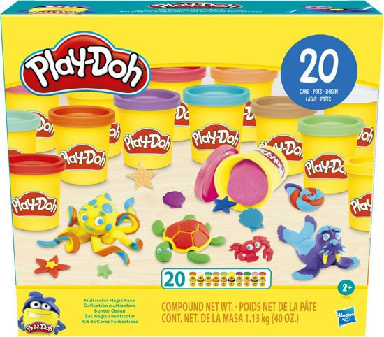Picture of Hasbro Play-Doh 20 Βαζάκια Πλαστελίνης Multicolor Magic Pack