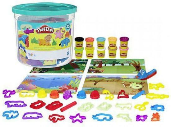 Picture of Hasbro Play-Doh Πλαστελίνη Animal Discovery Bucket