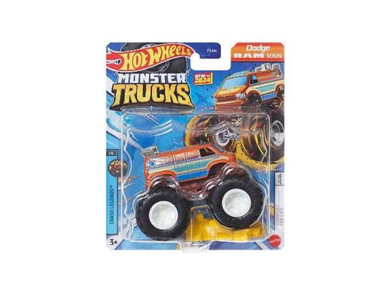 Picture of Hot Wheels Όχημα Monster Truck Dodge Ram Van Crash Legends