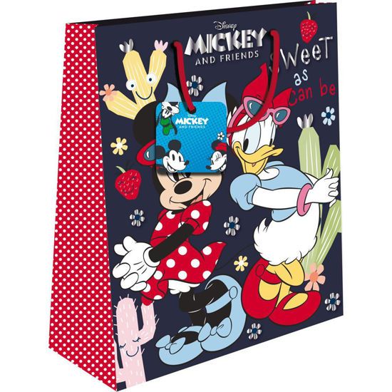 Picture of Σακούλα Δώρου Χάρτινη Minnie Mouse με Foil 32x12x26εκ.