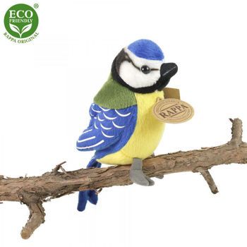 Picture of Rappa Λούτρινο Πουλί Αιγίθαλος Καθιστό 12 εκ. Eco-Friendly