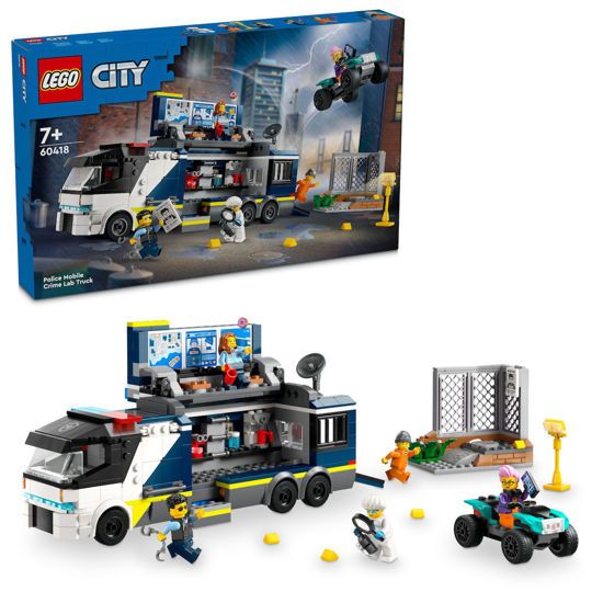 Picture of Lego City Αστυνομικό Φορτηγό Με Κινητό Εγκληματολογικό Εργαστήριο (60418)
