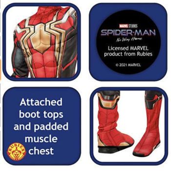 Picture of Rubies Αποκριάτικη Παιδική Στολή Spiderman V1 Deluxe