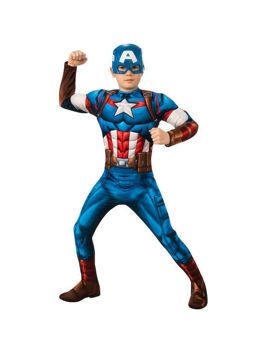 Picture of Rubies Αποκριάτικη Παιδική Στολή Captain America Deluxe