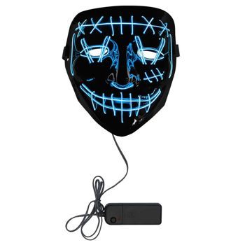 Picture of Μάσκα Killer με Led Smile Blue