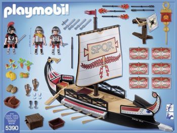 Picture of Playmobil History Ρωμαϊκή Γαλέρα (5390)