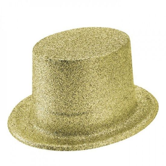 Picture of Αποκριάτικο Αξεσουάρ Καπέλο με Χρυσόσκονη Πλαστικό