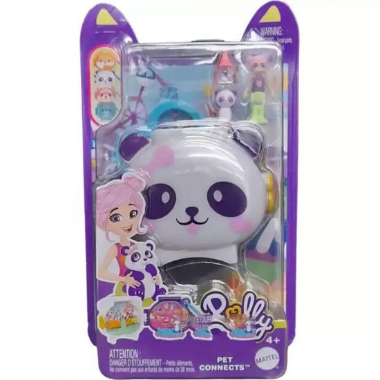 Picture of Polly Pocket Mini Pet Connects Panda Compact Playset (HRD38)