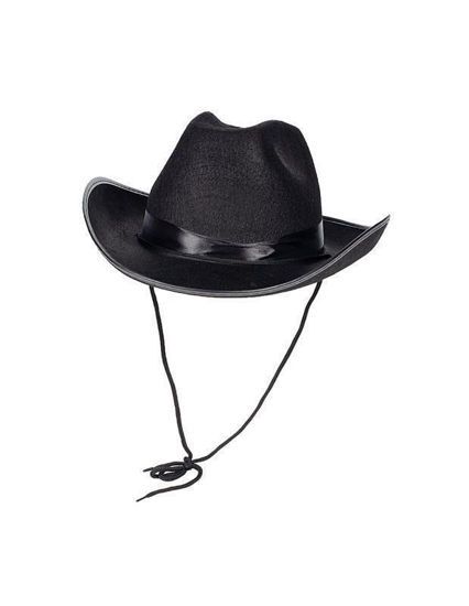 Picture of Αποκριάτικο Καπέλο Ενηλικών Cowboy Μαύρο