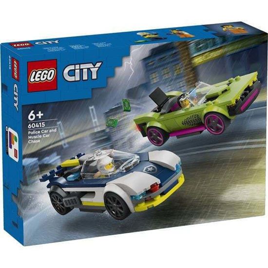 Picture of Lego City Police Car And Muscle Car Chase (60415)