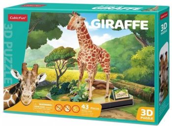 Picture of Cubic Fun Παζλ 3D Animal Pals Giraffe 43τεμ.