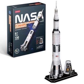 Picture of Cubic Fun Puzzle Nasa Apollo Saturn V Rocket 3D 136τεμ.