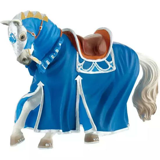 Picture of Bullyland Μινιατούρα Άλογο Ιππότη Μπλε (80769)