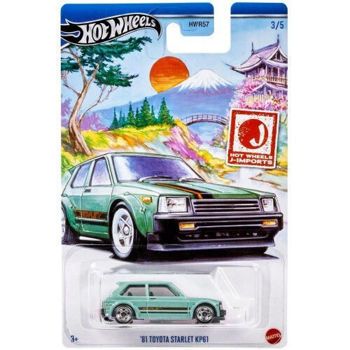Picture of Hot Wheels Αυτοκινητάκι J-Imports '81 Toyota Starlet KP61'