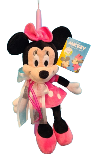 Picture of Λαμπάδα Disney Λούτρινo Minnie Mouse 30εκ.