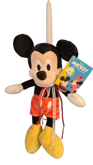 Picture of Λαμπάδα Disney Λούτρινo Mickey Mouse 40εκ.