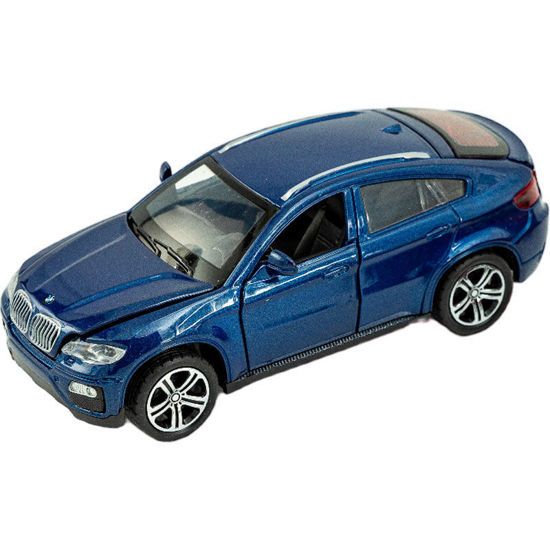 Picture of Μεταλλικό Αυτοκίνητο BMW με Φώτα-Ήχους-Ανοιγόμενες Πόρτες Pull Back Μπλε