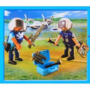 Picture of Παιχνιδολαμπάδα Playmobil City Action Αστυνομικό Υδροπλάνο (4445)