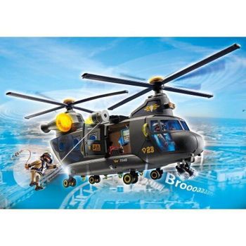 Picture of Παιχνιδολαμπάδα Playmobil City Action Ελικόπτερο Ειδικών Δυνάμεων Με Δύο Έλικες (71149)
