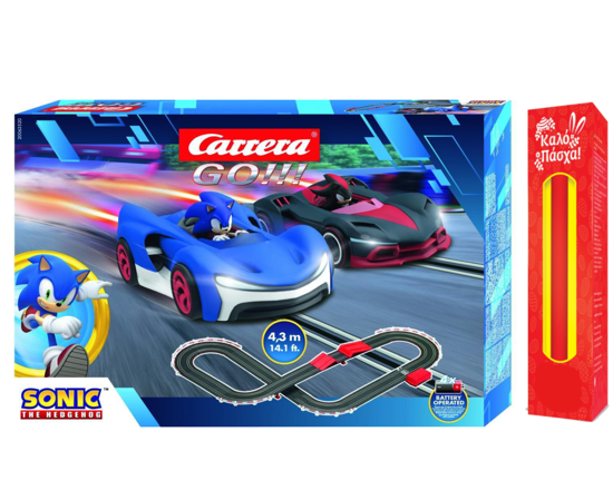 Picture of Παιχνιδολαμπάδα Carrera Go Set Αυτοκινητόδρομος Sonic the Hedgehog 1:43