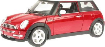 Picture of Παιχνιδολαμπάδα Bburago Μεταλλικό Αυτοκίνητο Mini Cooper 2001 Κόκκινο 1/18