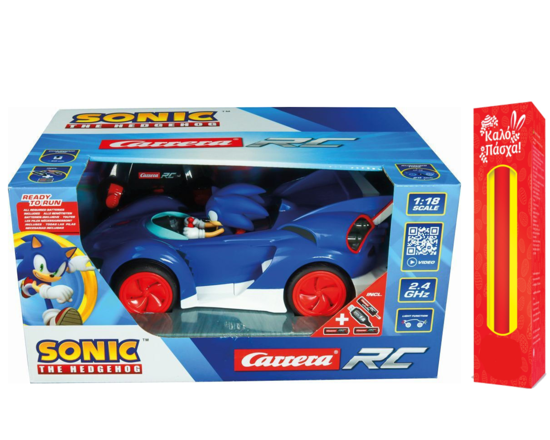 Picture of Παιχνιδολαμπάδα Carrera RC Τηλεκατευθυνόμενο Sonic The Hedgehog 2,4GHz