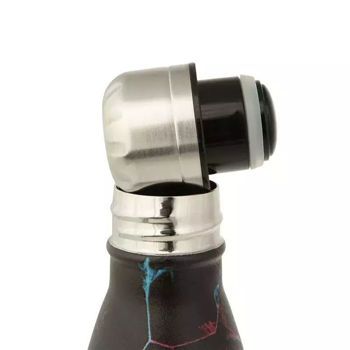 Picture of Polo Μπουκάλι Θερμός Ανοξείδωτο Μαύρο-Άσπρο-Κόκκινο 500ml